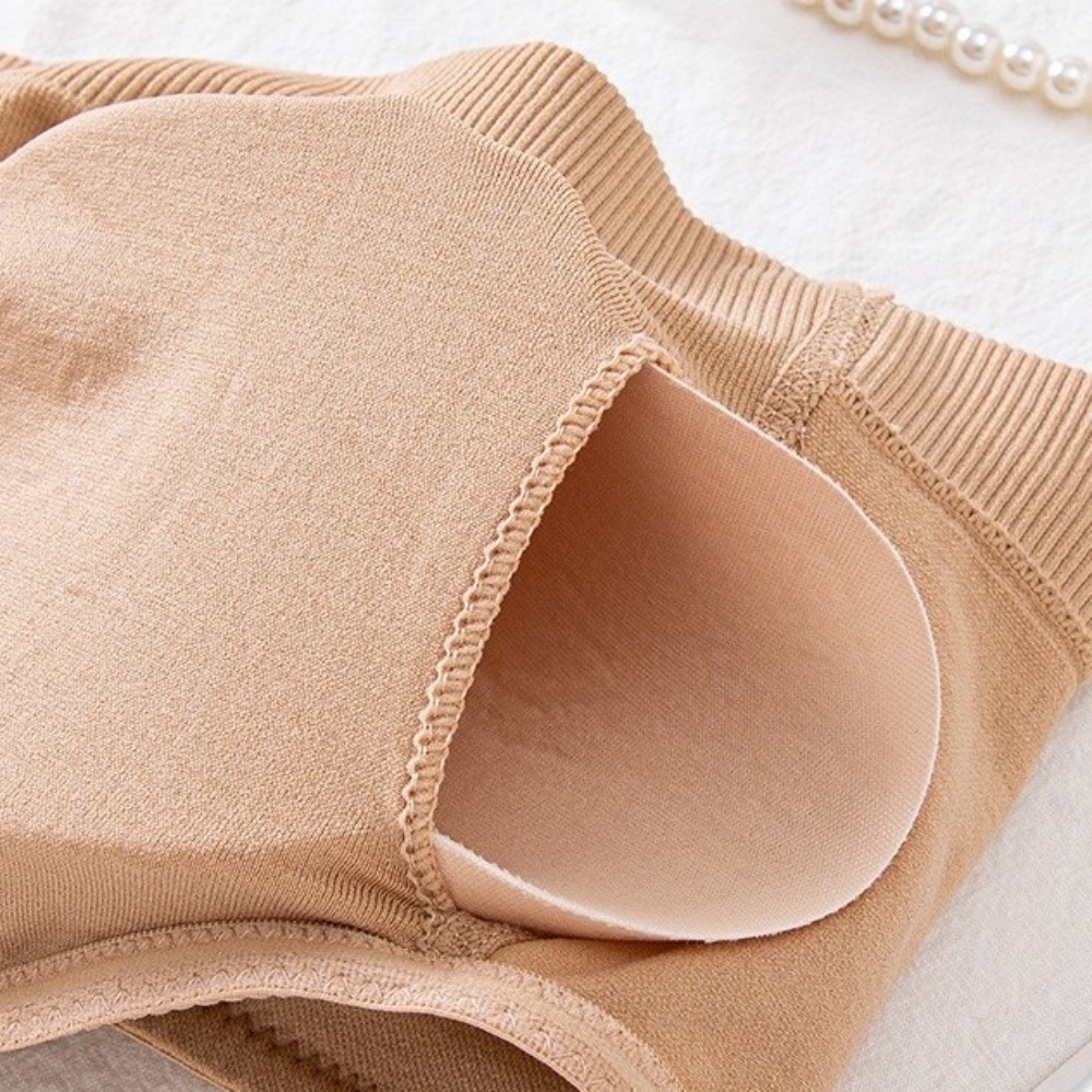 Push Up Bra Silicone - Miękki, z wyściółką, bezramiączkowy biustonosz typu